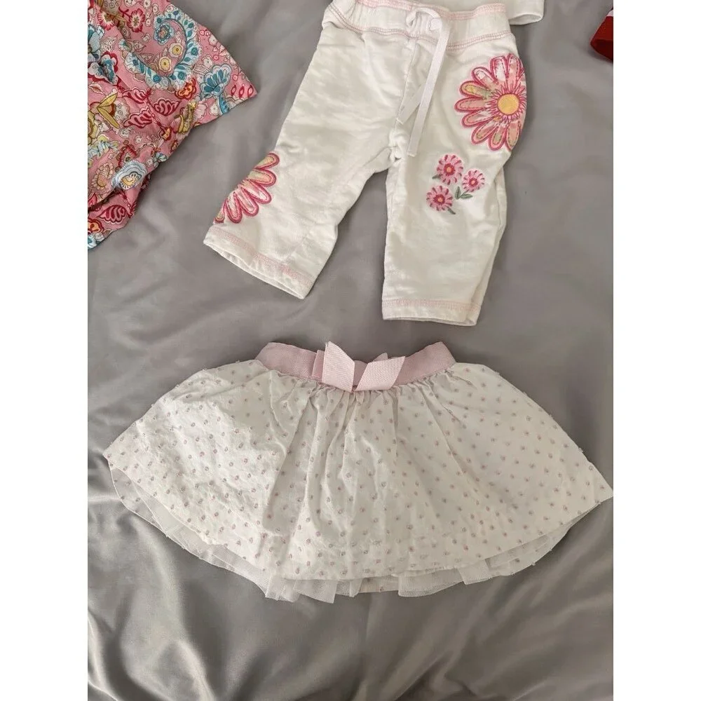 Baby Girl Clothing Lot 3M–6M Smock Candy Carter’s GAP Koala Kids 5 Pc Outfit Set